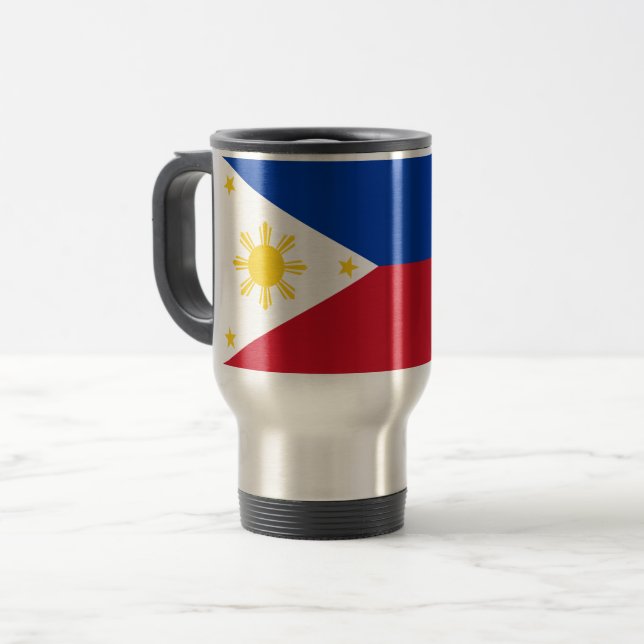Taza De Viaje Bandera de Filipinas (Anverso izquierdo)