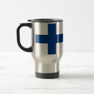 Taza De Viaje Bandera de Finlandia