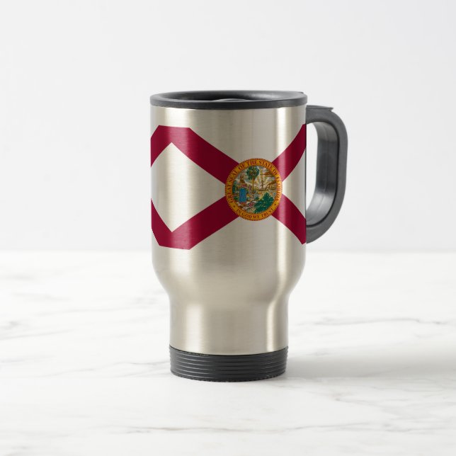 Taza De Viaje Bandera de Florida (Anverso derecho)