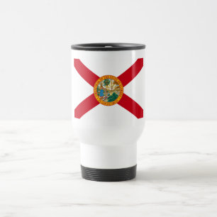 Taza De Viaje Bandera de Florida: El Estado del Sol de los Flori