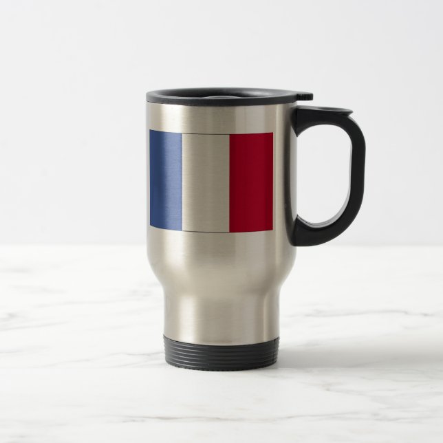 Taza De Viaje Bandera de France Mug (Derecha)
