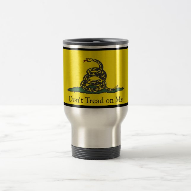 Taza De Viaje Bandera de Gadsden (Centro)