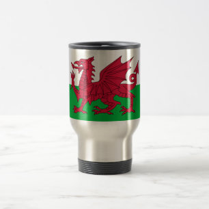 Taza De Viaje Bandera de Gales Travel/Commuter Mug