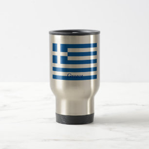 Taza De Viaje Bandera de Grecia