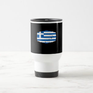 Taza De Viaje Bandera de Grecia