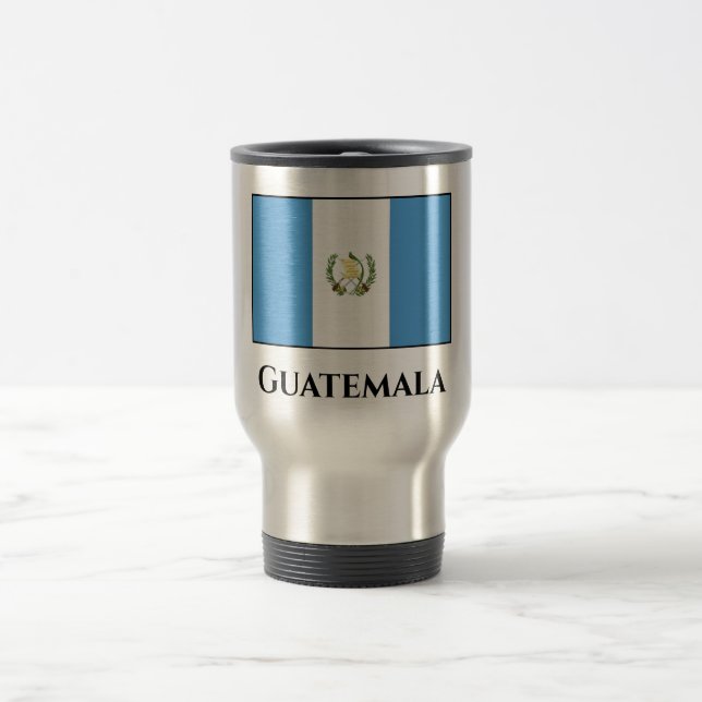 Taza De Viaje Bandera de Guatemala (Guatemala) (Centro)