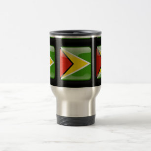 Taza De Viaje Bandera de Guyana