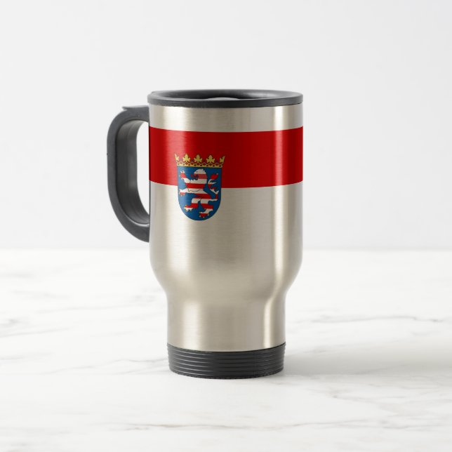 Taza De Viaje Bandera de Hesse (Anverso izquierdo)