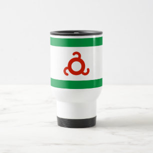 Taza De Viaje Bandera de Ingusetia