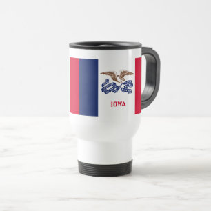 Taza De Viaje Bandera de Iowa