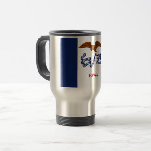 Taza De Viaje Bandera de Iowa