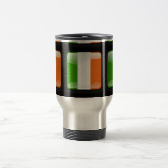 Taza De Viaje Bandera de Irlanda (Centro)