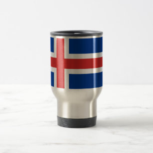 Taza De Viaje Bandera de Islandia