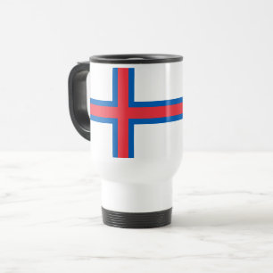 Taza De Viaje Bandera de Islas Feroe