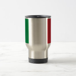 Taza De Viaje Bandera de Italia Travel/Commuter Mug
