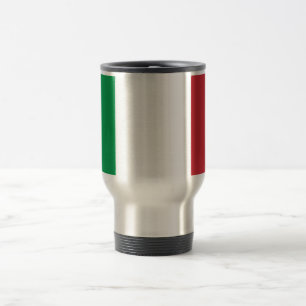 Taza De Viaje Bandera de Italia Travel/Commuter Mug