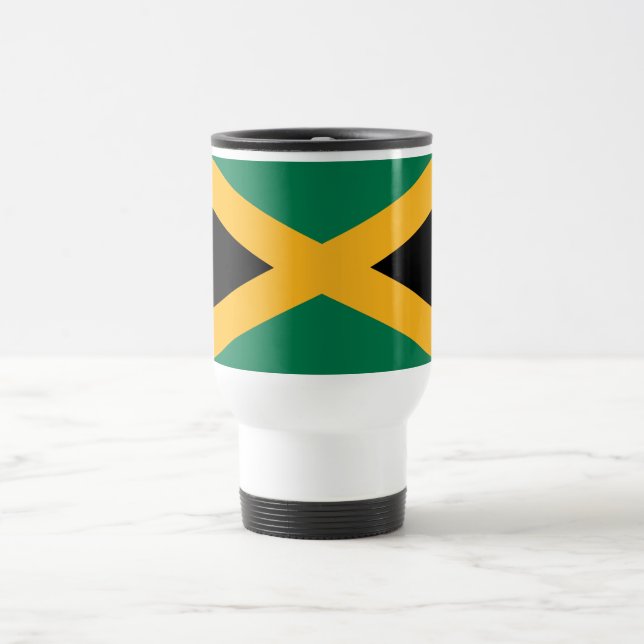 Taza De Viaje Bandera de Jamaica (Centro)