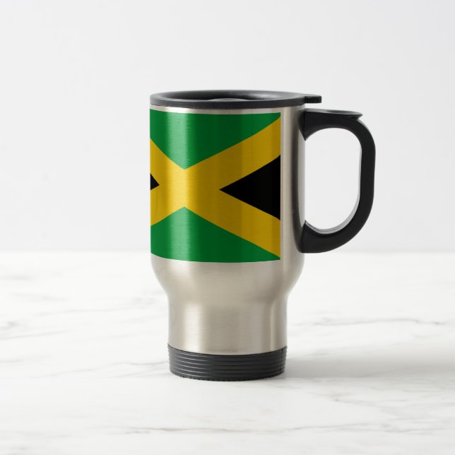 Taza De Viaje Bandera de Jamaica - bandera jamaicana