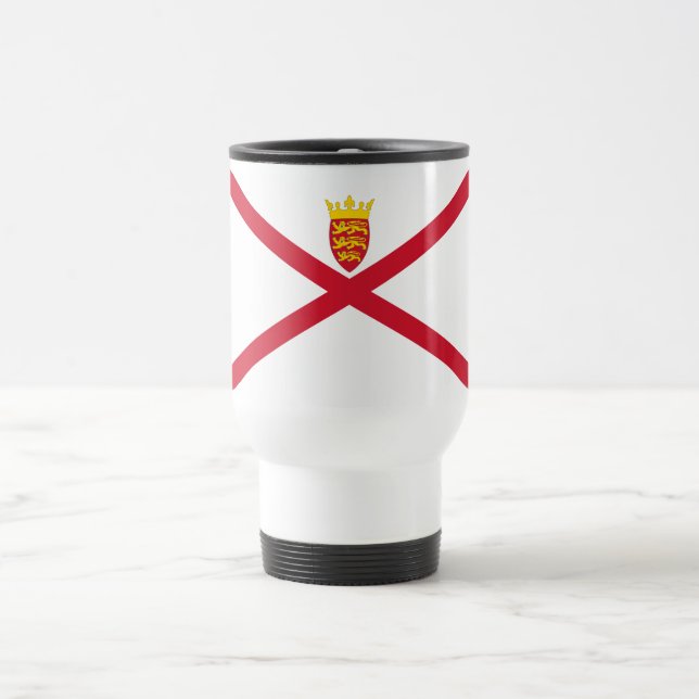 Taza De Viaje Bandera de Jersey (Centro)