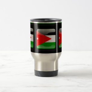 Taza De Viaje Bandera de Jordania