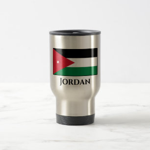 Taza De Viaje Bandera de Jordania