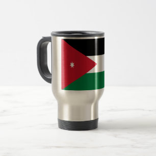 Taza De Viaje Bandera de Jordania