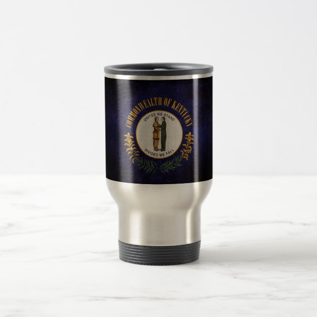 Taza De Viaje Bandera de Kentucky (Centro)