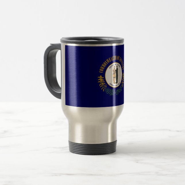 Taza De Viaje Bandera de Kentucky (Anverso izquierdo)