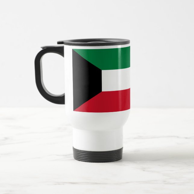 Taza De Viaje Bandera de Kuwait (Izquierda)