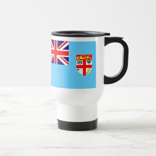 Taza De Viaje Bandera de la isla de Fiji (Derecha)