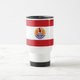 Taza De Viaje Bandera de la Polinesia Francesa