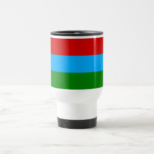 Taza De Viaje Bandera de la República de Carelia
