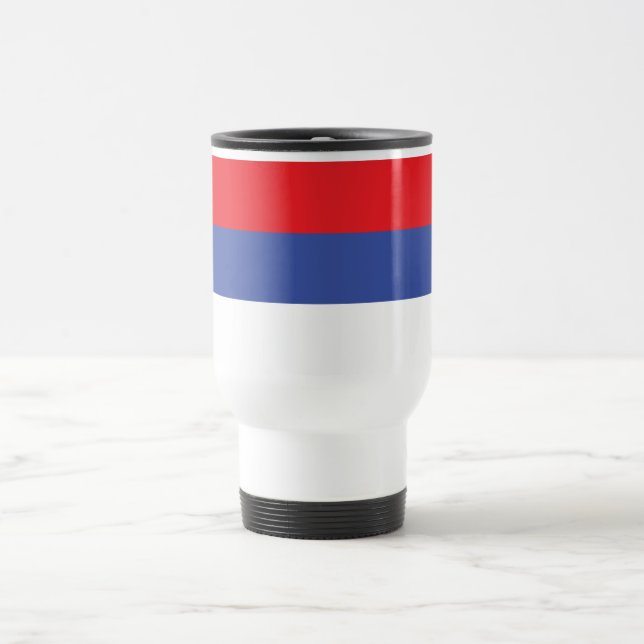 Taza De Viaje Bandera de la República Srpska (Centro)