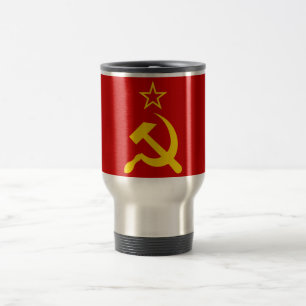 Taza De Viaje Bandera de la URSS - Bandera de la Unión Soviética