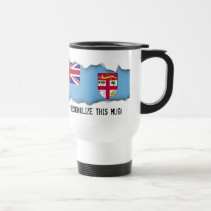 Taza De Viaje Bandera de las Islas Fiji