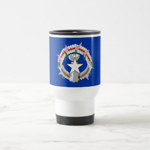 Taza De Viaje Bandera de las Islas Marianas del Norte