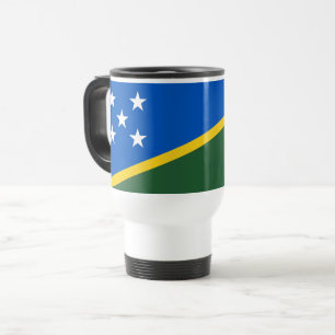 Taza De Viaje Bandera de las Islas Salomón