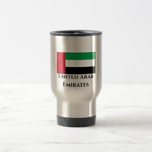 Taza De Viaje Bandera de los Emiratos Árabes Unidos
