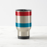 Bandera de Luxemburgo Viaje/Mug de viajeros frecue
