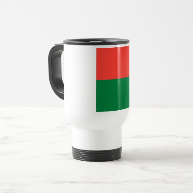 Taza De Viaje Bandera de Madagascar (Anverso izquierdo)