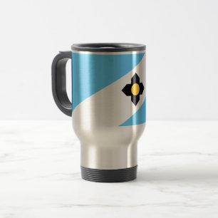 Taza De Viaje Bandera de Madison, Wisconsin