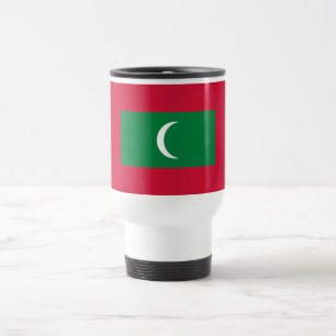 Taza De Viaje Bandera de Maldivas