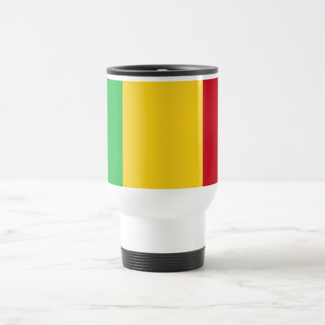 Taza De Viaje Bandera de Mali (Centro)