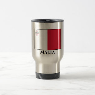 Taza De Viaje Bandera de Malta (maltesa)