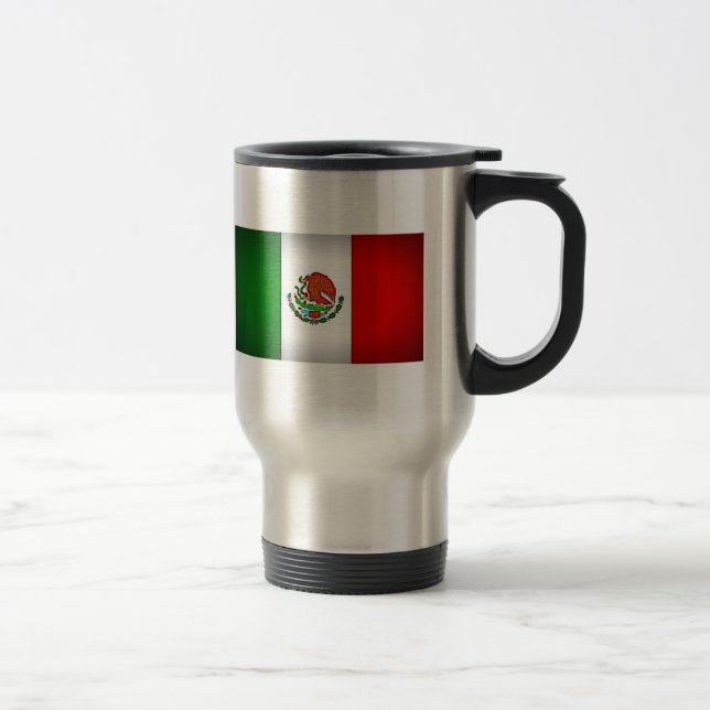 Taza De Viaje Bandera de México estilizada (Derecha)