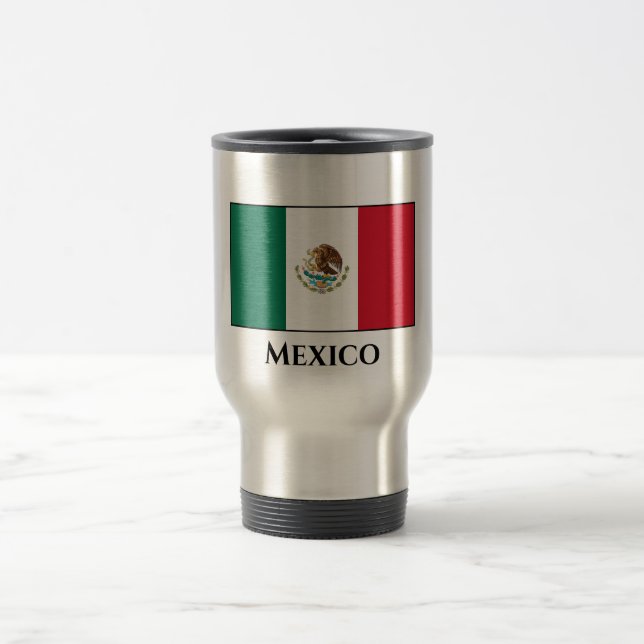Taza De Viaje Bandera de México (México) (Centro)