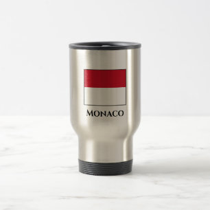 Taza De Viaje Bandera de Mónaco