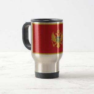 Taza De Viaje Bandera de Montenegro