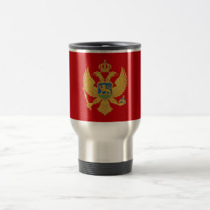 Taza De Viaje Bandera de Montenegro Travel/Commuter Mug