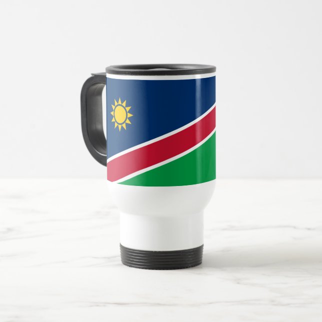 Taza De Viaje Bandera de Namibia (Anverso izquierdo)
